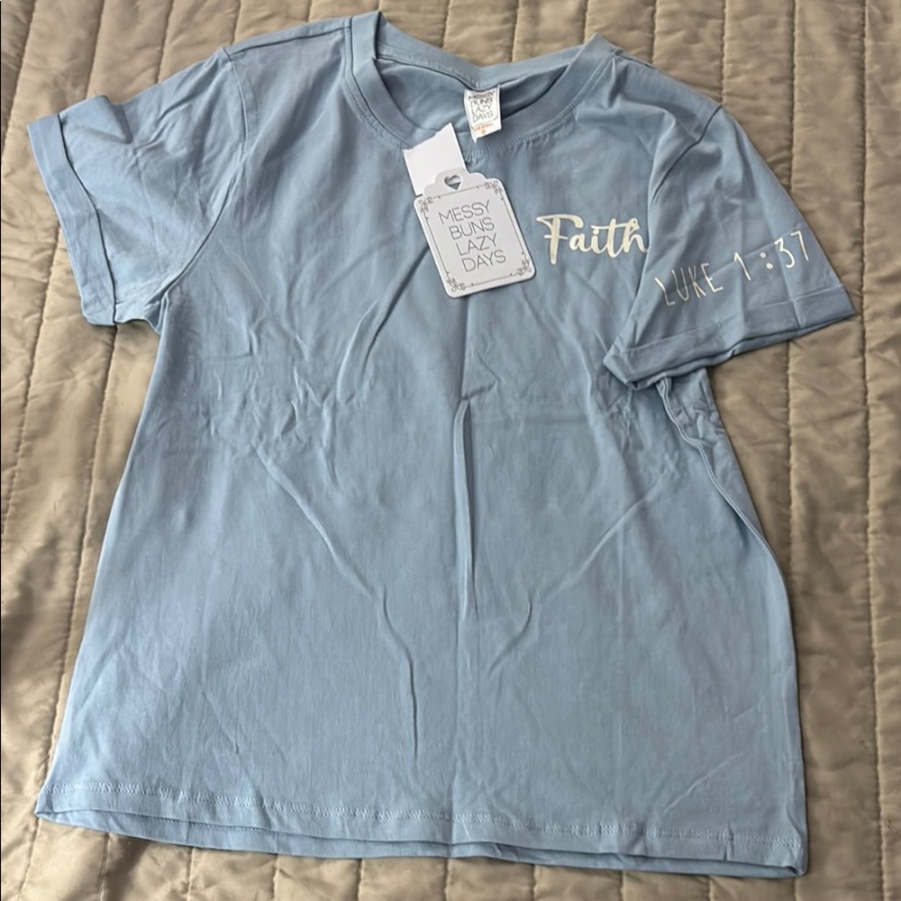 Faith  Blue T-Shirt
